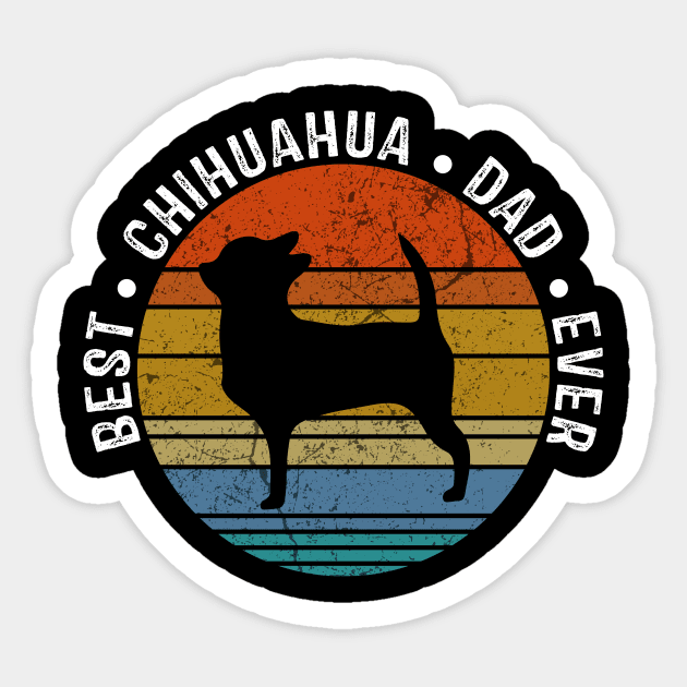 Chihuahua Dad Sticker by banayan